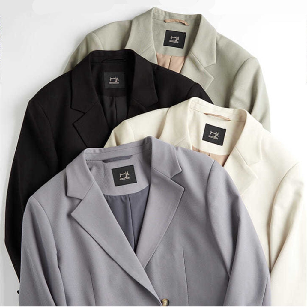 Set áo Blazer Nam Dáng Rộng Và Quần Tây, Set áo Khoác Vest Nam Nam,áo Khoác Nam Dài Tay 2 Lớp Thời Trang Cao Cấp