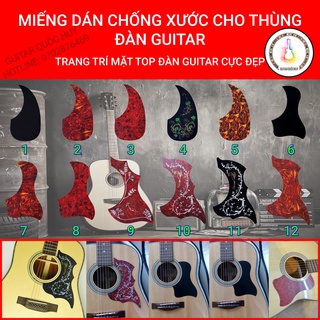 Miếng dán chống xước dán thùng đàn Guitar - trang trí đàn Guitar