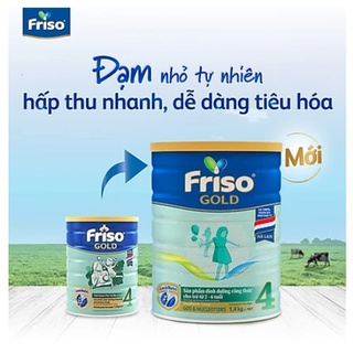 Sữa bột friso gold 4 cho trẻ từ 2-4 tuổi 1600g, 400g