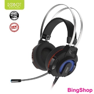 Tai Nghe Chụp Tai Gaming ROBOT RH-G20 - Hiệu ứng LED Kiểu Dáng Thể Thao