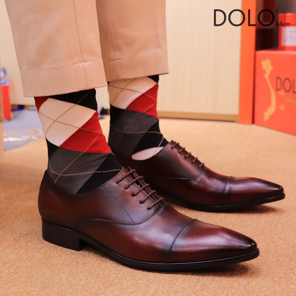 Tất cổ cao DOLO Men sợi than tre nhiều màu