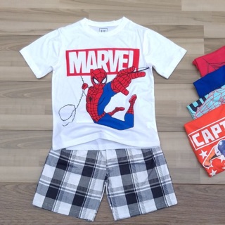 Bộ GAP hè bé trai size đại (spiderman)