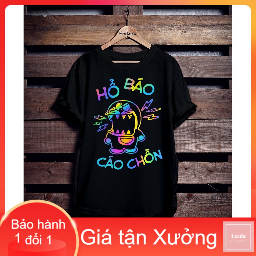 Áo phông phản quang bảy màu hổ báo cáo chồn - LEEDA