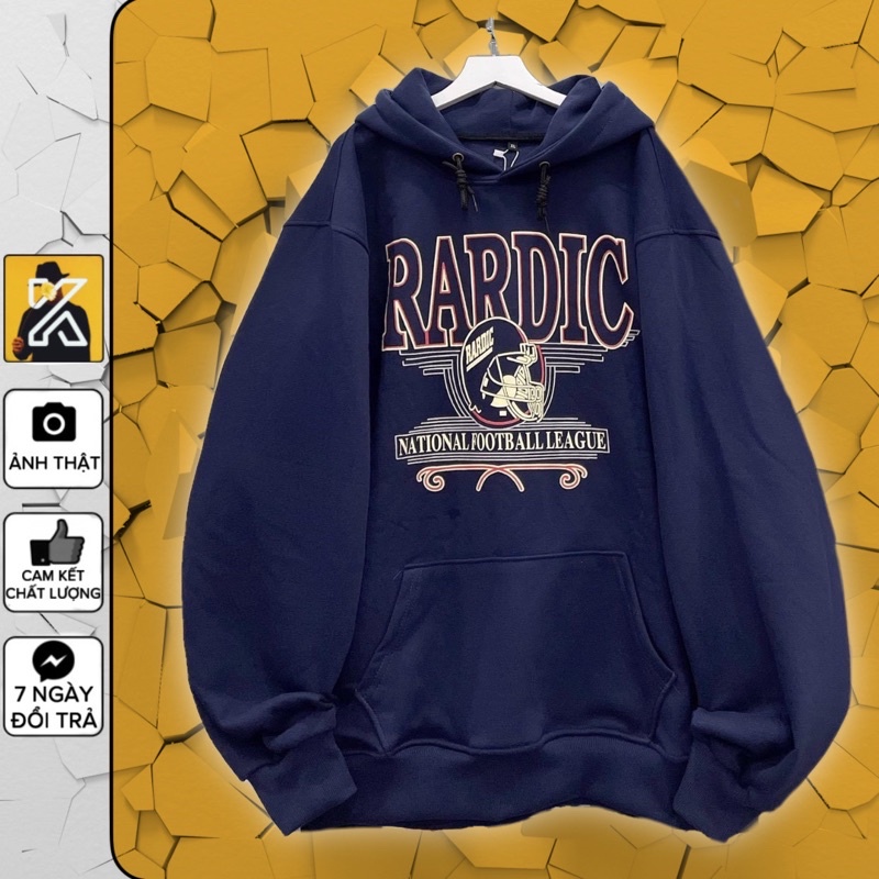 [sẵn] Áo Hoodie Nỉ Dáng Rộng RARDIC >nam nữ mặc<