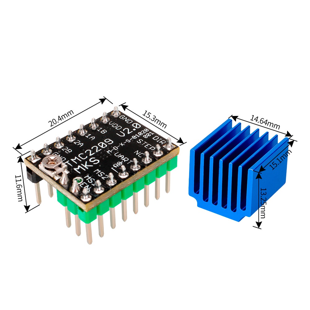 Driver Điều Khiển Động Cơ Bước TMC2209 V2