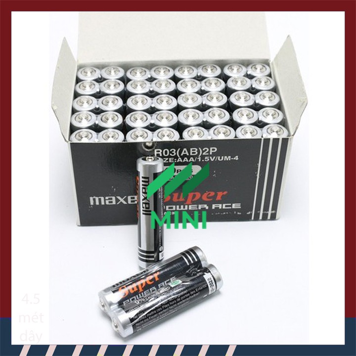 [1 Hộp / 40 Viên] Pin AAA Maxell Super Power ACE Black 1,5V