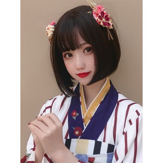 Tóc giả Wig teen thẳng ngắn, mái bằng mẫu 752 - WIG00010 (Aries Cosplay)