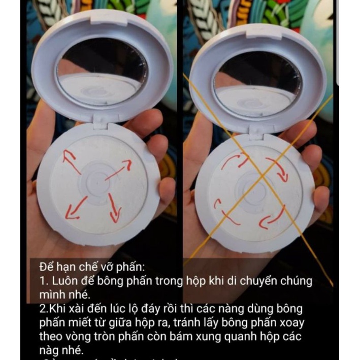 Combo 5 túi phấn suchie