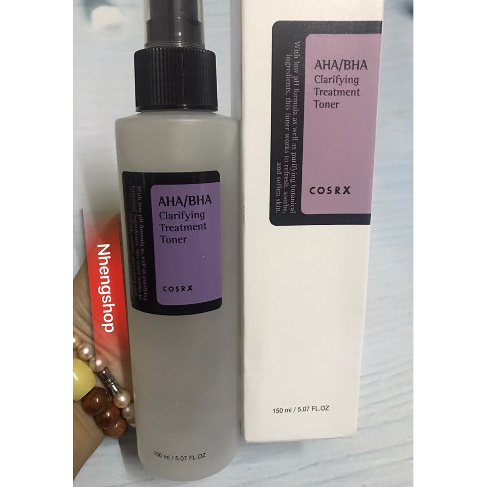 [Đủ bill][Fullsize 150ml] Nước Hoa Hồng COSRX AHA/BHA Clarifying Treatment Toner