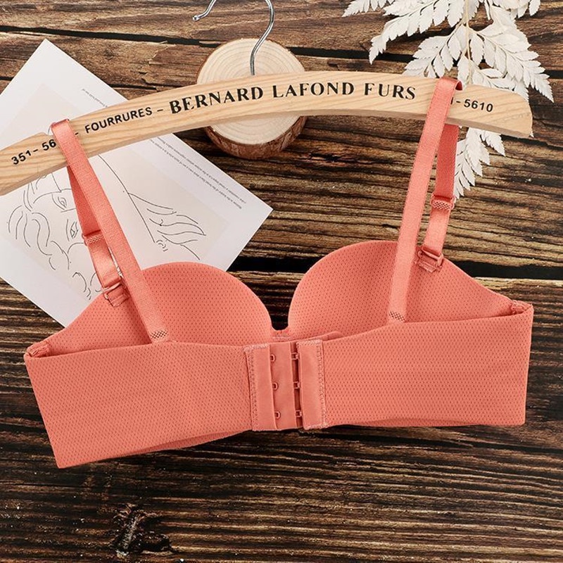 Áo Lót Mút Dày 5Cm Nâng Ngực Không Đường May Quyến Rũ Cho Nữ