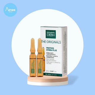 [Hộp 1 ống] Tinh Chất Cấp Ẩm Martiderm The Originals Proteos Hydra Plus Giúp Da Căng Bóng, Mềm Mịn 2ml [Aimee1992]