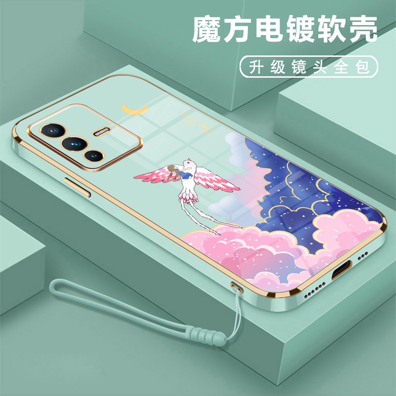 Ốp Điện Thoại Họa Tiết Cô Gái Dễ Thương Cho Vivo Y73 4G Vivo Y21 2021 Vivo Y33S 4G Vivo Y21S Vivo Y75 5G Vivo Y55S