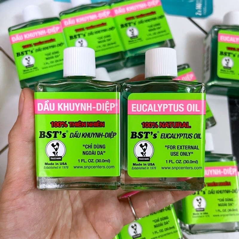 Dầu Khuynh Diệp chính hãng Mỹ EUCAL 30ml
