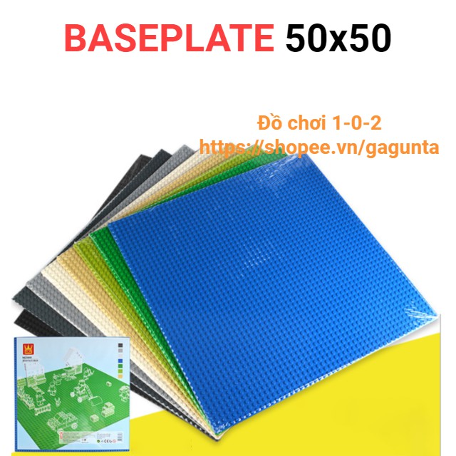 Đồ Chơi Tấm Nền Base 10 Màu 50x50 Hạt Kích Thước 40cm Hãng Wange