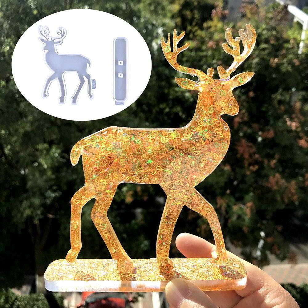 Khuôn Silicone Làm Bánh Thủ Công Hình Tuần Lộc Giáng Sinh