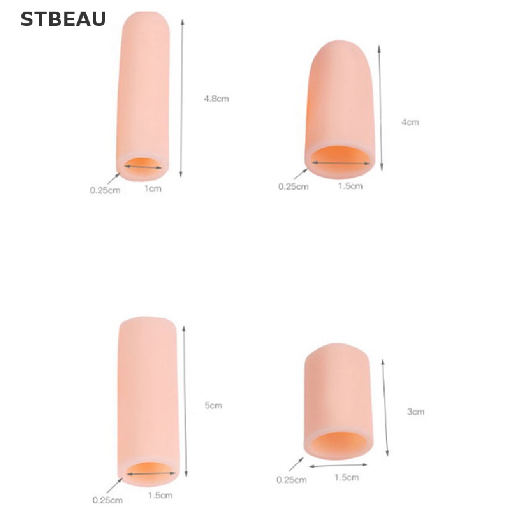 Set 5 Ống gel silicone Bảo Vệ Ngón Chân Giảm Đau