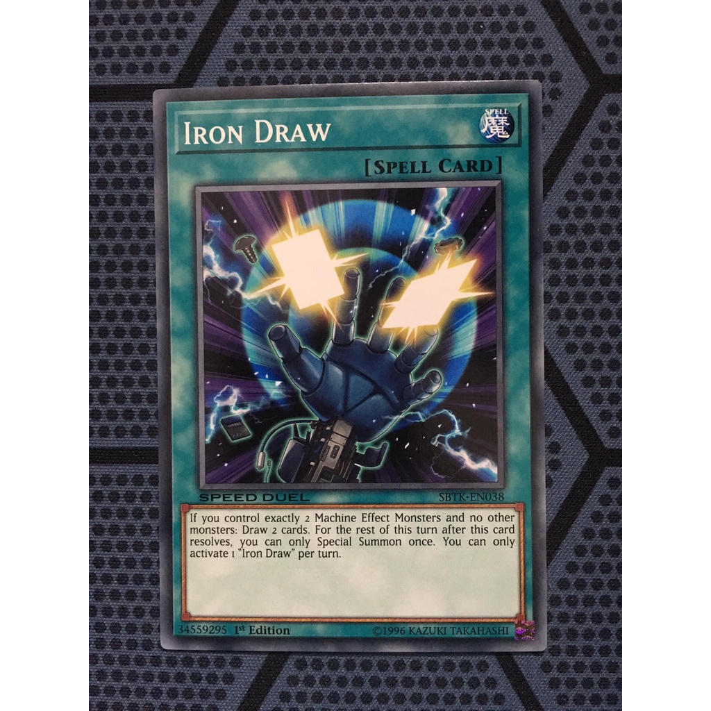 Bài yugioh speed duel - Iron Draw - SBTK-EN038 - Common 1st Edition