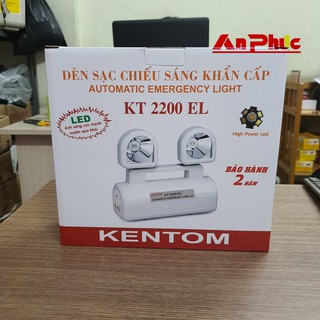 Đèn sạc khẩn cấp Kentom KT2200 hàng chính hãng