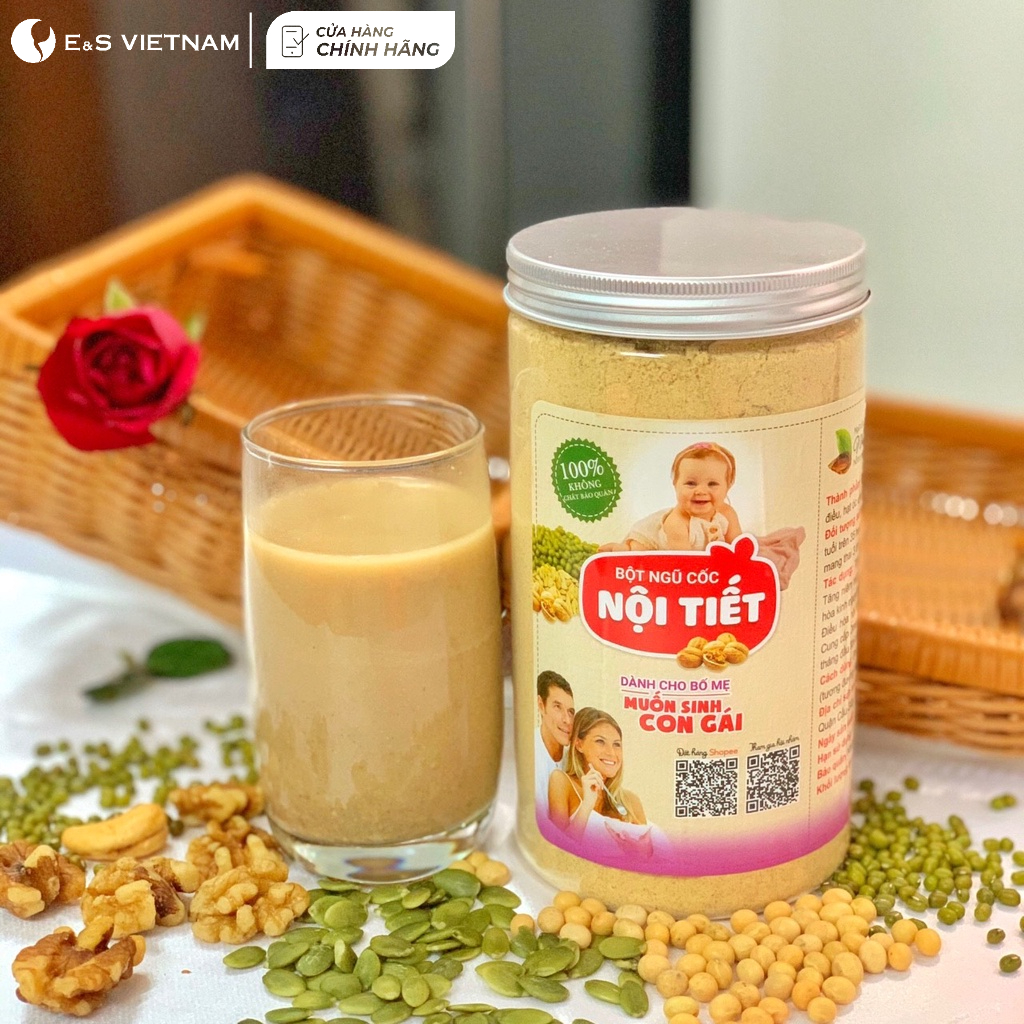 Ngũ Cốc nội tiết Như Ý 500gr Hỗ Trợ sinh con Cải thiện nội tiết - Không đường, Không chất bảo quản
