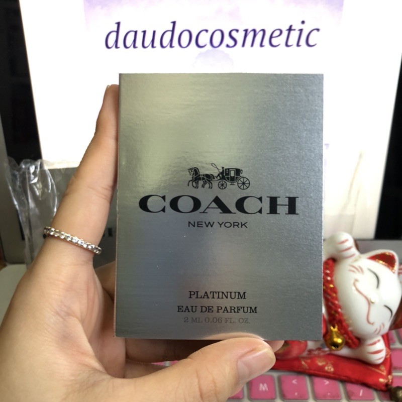 [ vial ] Nước hoa nam Coach EDT - Coach Platinum 2ml | BigBuy360 - bigbuy360.vn