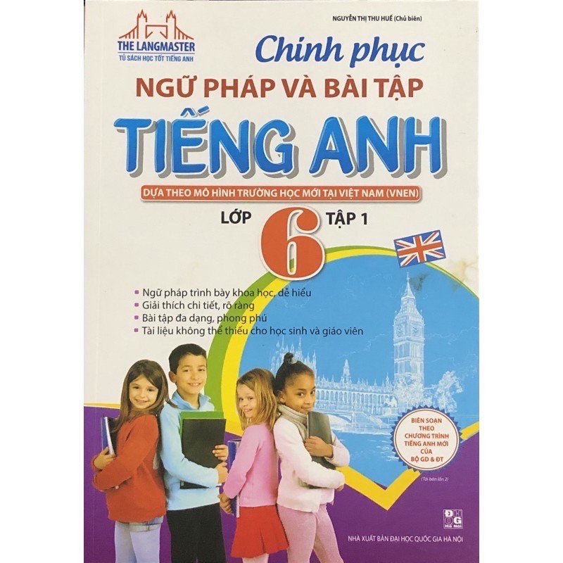 Sách.__.Chinh Phục Ngữ Pháp Và Bài Tập Tiếng Anh Lớp 6 tập 1