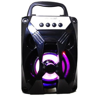 (Siêu Siêu Rẻ) Loa gỗ Bluetooth MS-363BT xách tay 