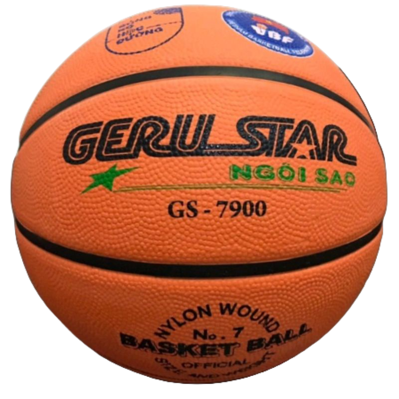 BÓNG RỔ GERU STAR - SIZE SỐ 7 - CAO SU - HÀNG CHÍNH HÃNG