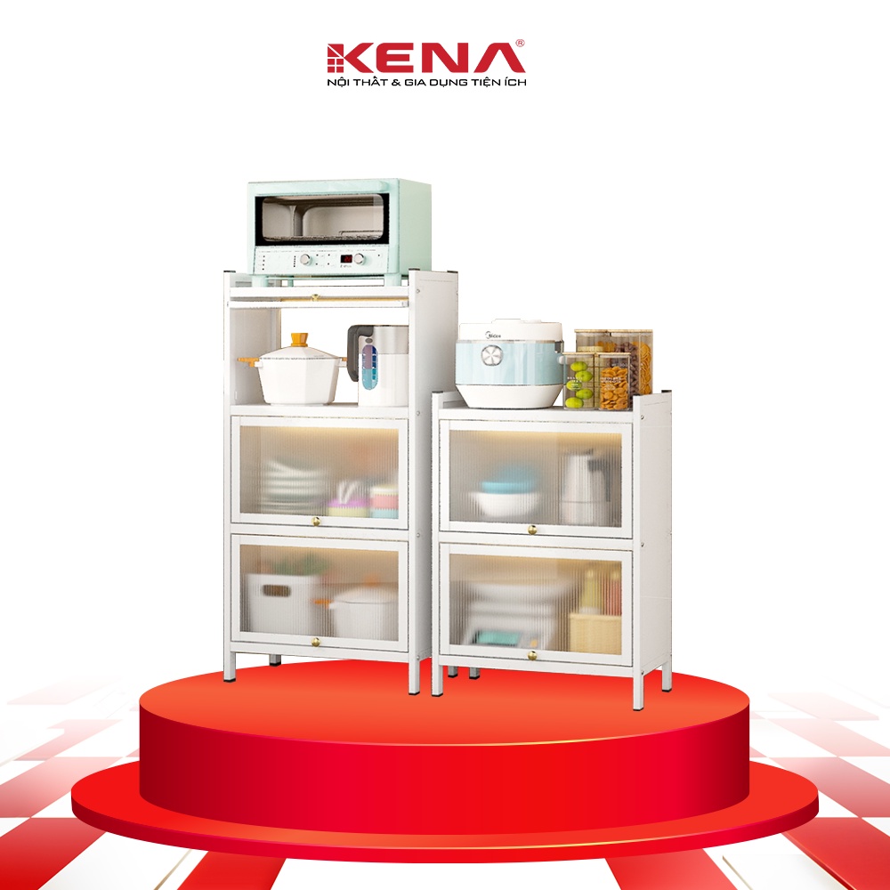 Kệ bếp đa năng, kệ bếp KENA lắp ráp thông minh chất liệu cao cấp KN 26-2 phiên bản chiều dài 47cm