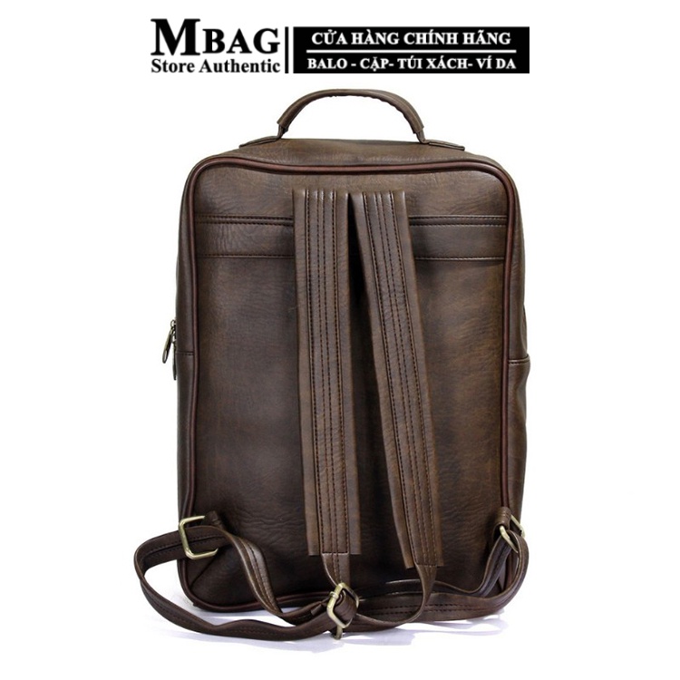 Balo da đựng laptop, ba lô Local Brand Unisex công sở, da cao cấp, chống thấm