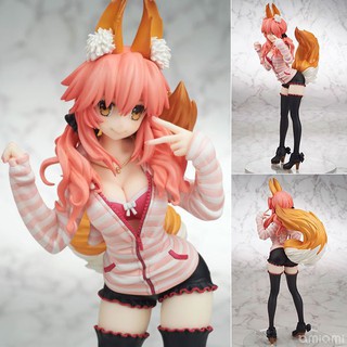 Hand-made Fate/EXTRA CCC Caster regular service ver. Yuzao front animal ear Caster casual clothes hand-made