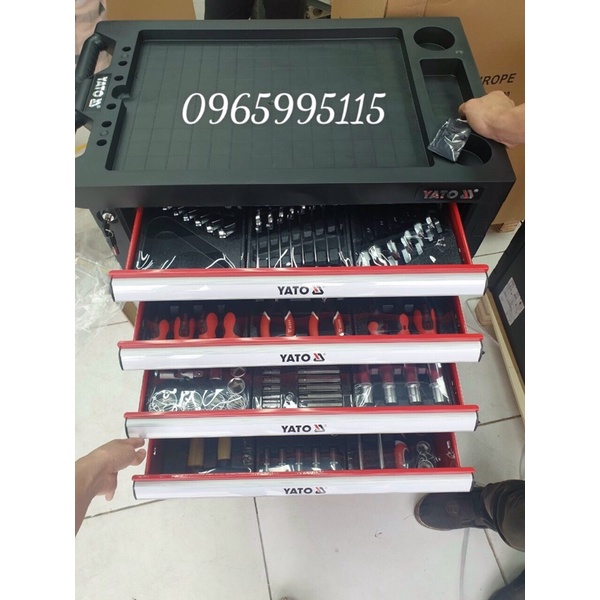 Tủ đựng đồ nghề sửa chữa YATO 6 ngăn 177 chi tiết YT-55300