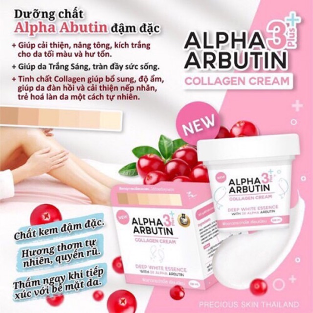 Kem Body Alpha Arbutin hàng chuẩn Thái