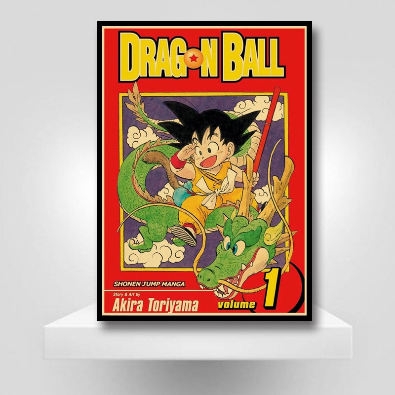 Poster Phim Hoạt Hình dragon ball Trang Trí Phòng Khách / Quán bar