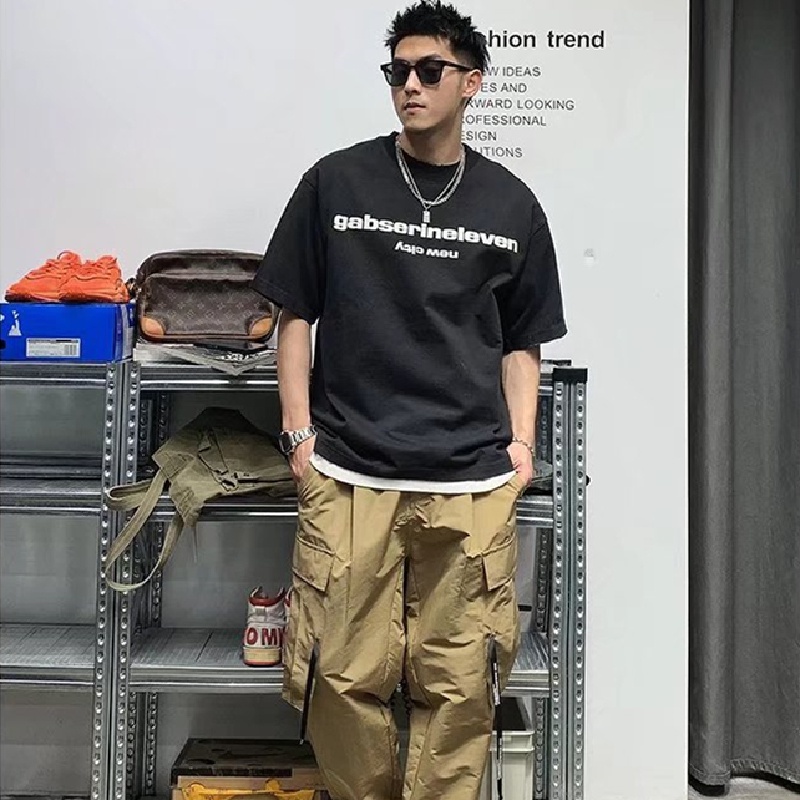 Áo Thun Tay Ngắn Thời Trang Phong Cách Năng Động Cho Nam