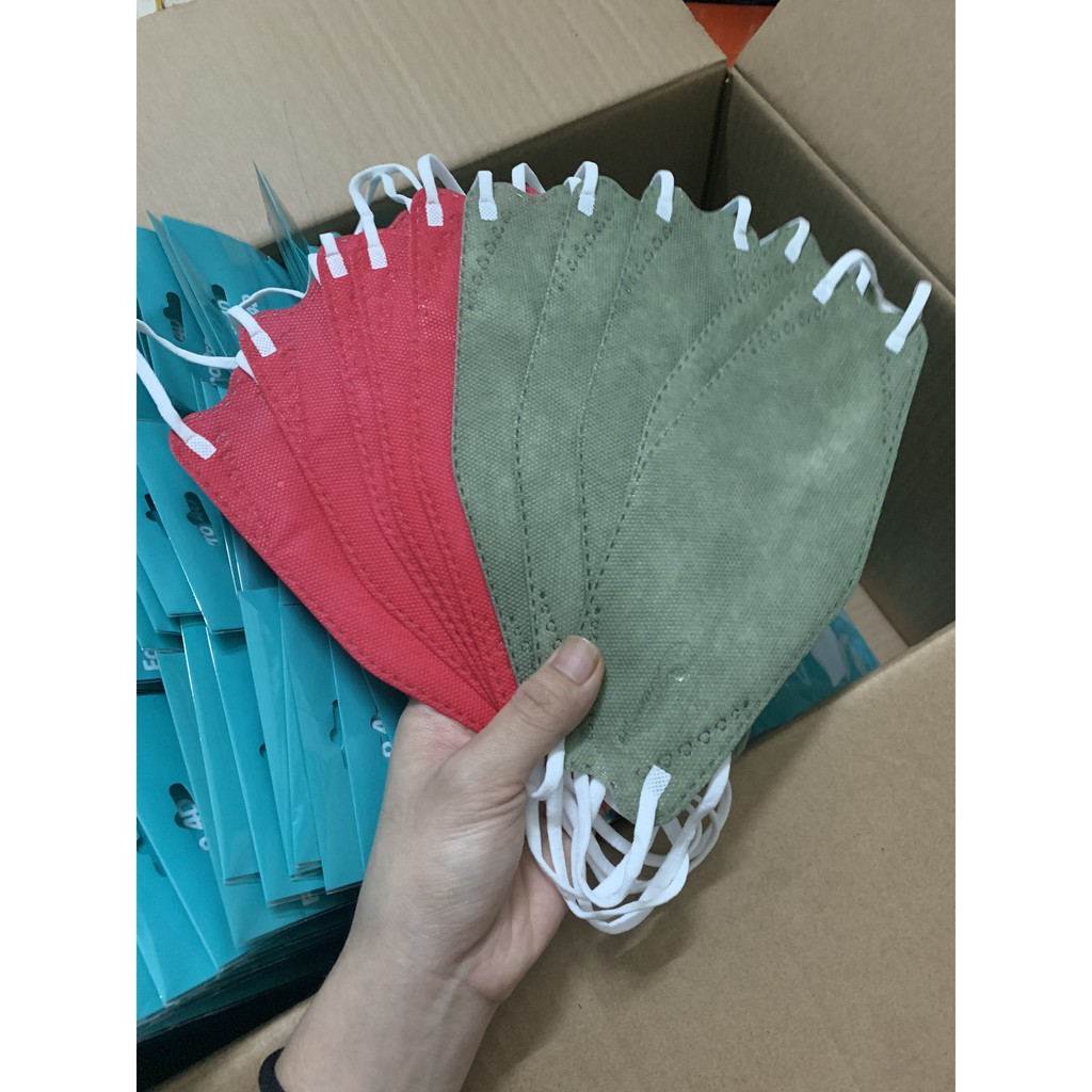 Khẩu trang y tế 4D cao cấp kháng khuẩn 3 lớp Nam Anh Famapro 4D mask dạng hộp | BigBuy360 - bigbuy360.vn