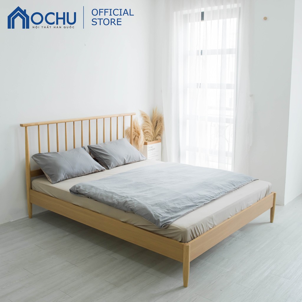 Giường Ngủ Gỗ Cao Su OCHU - Funky Bed - Natural