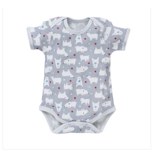 Combo 5 Body cúc lệch cho bé 0-3m, 3-6m