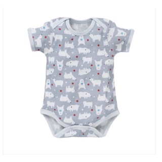 Combo 5 body cúc lệch cho bé 0-3m, 3-6m