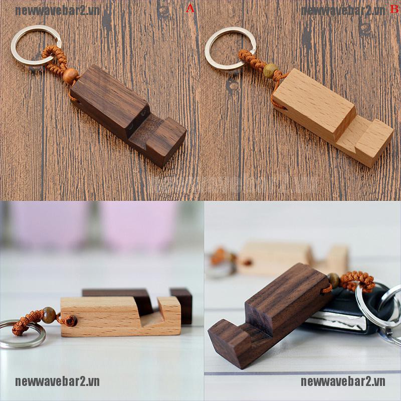 Giá Đỡ Điện Thoại Bằng Gỗ Phong Cách Retro