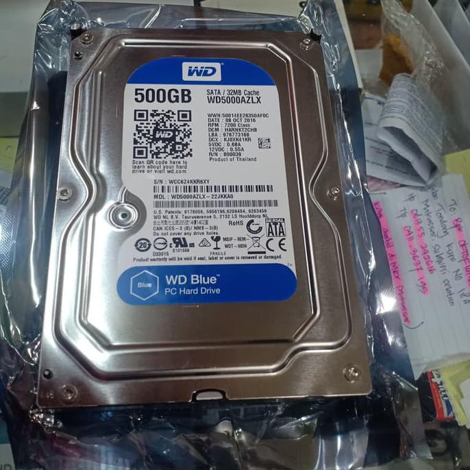 Ổ Cứng Wd 500gb Sata 3.5 Hdd Cctv Pc