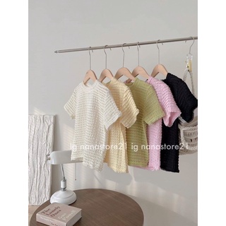 Áo pull xốp trơn màu pastel Nana21 Nanastore21