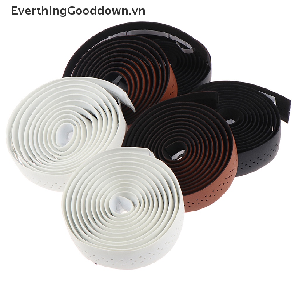 Everthinggooddown Băng Quấn Tay Lái Xe Đạp Bằng Da PU Mềm Mại Thoáng Khí