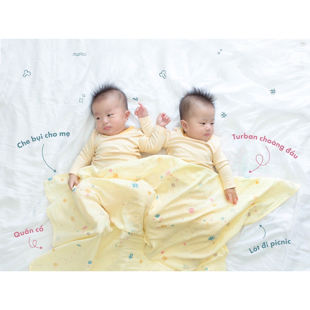 Khăn xô đa năng của Nous (khăn tắm Nous-new 100%)
