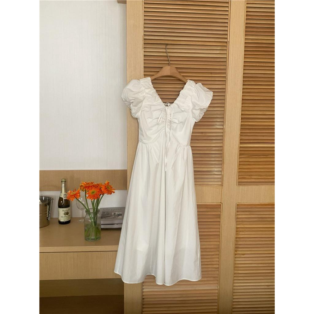 Đầm Cổ Chữ V Dáng Ôm Phong Cách Thời Trang Pháp Kiểu Mới 63850