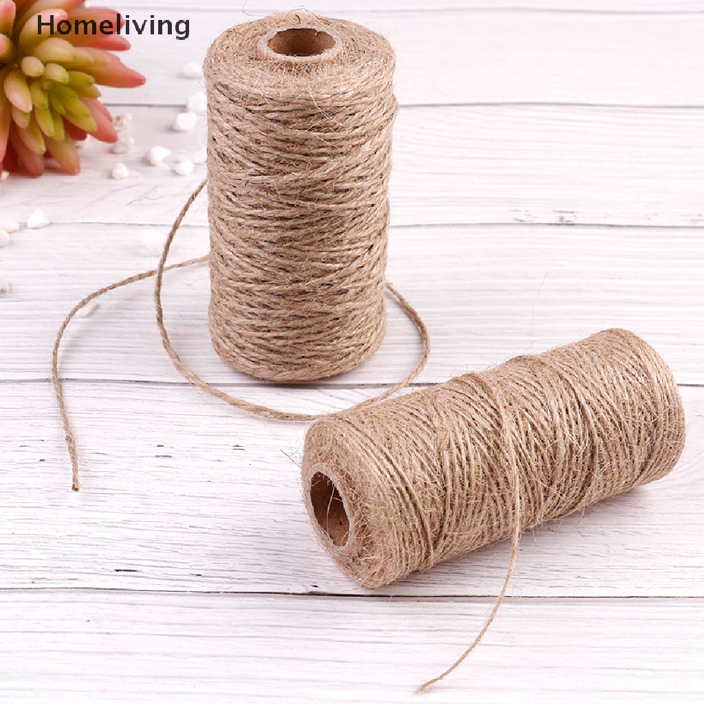 Cuộn Dây Thừng Khô Tự Nhiên 100M Dùng Làm Đồ Thủ Công DIY