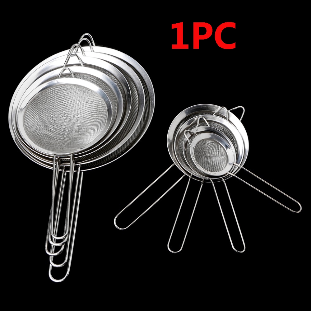 CONOPERY Dụng cụ lưới lọc trà/dầu nấu ăn 7 / 8 / 10 / 12 / 14 / 16 / 18 / 20 / 22cm