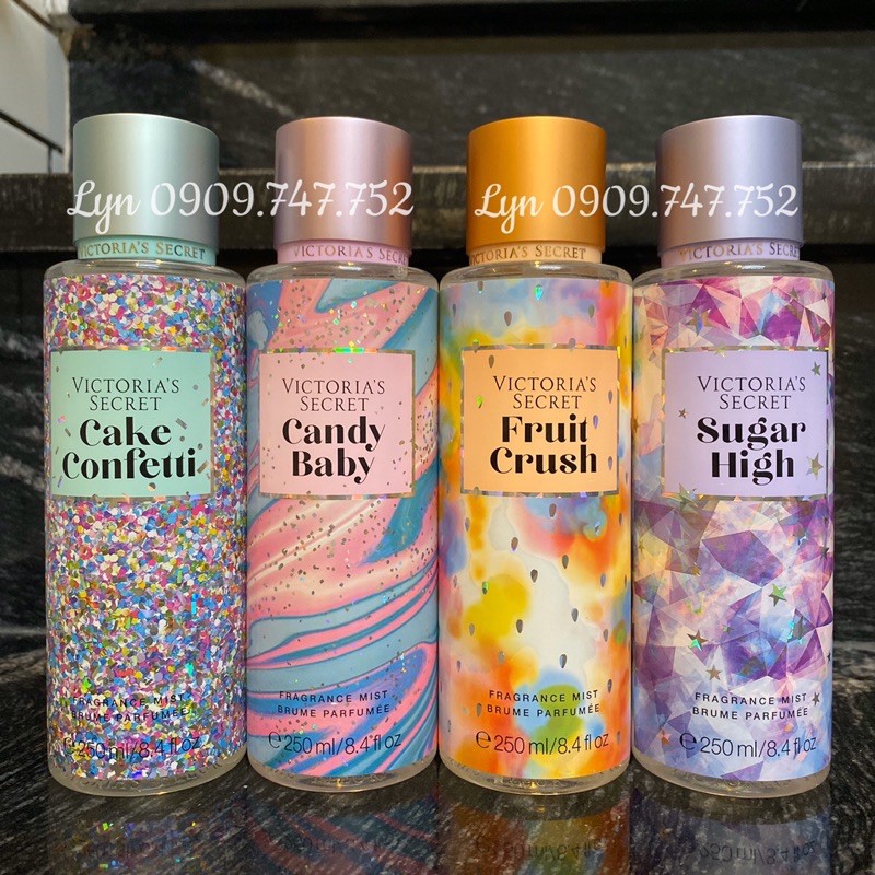 [Sugar High - 250ml] Nước Hoa Xịt Thơm Victoria Secret Candy Edition Body Mist VS VIC Limited Không Nhũ | BigBuy360 - bigbuy360.vn