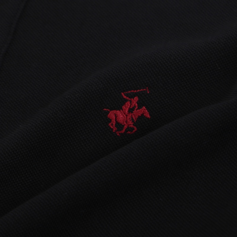 Beverly Hills Polo Club - Áo polo dài tay Nam Slimfit Đen BK- BHPC PMSLS20TL101