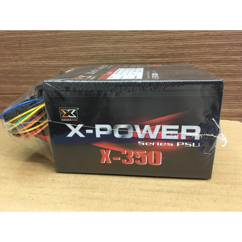 Nguồn XIGMATEK X-POWER X-350 EN40544 230W -80 Plus - Sản phẩm lý tưởng cho hệ thống GAME-NET