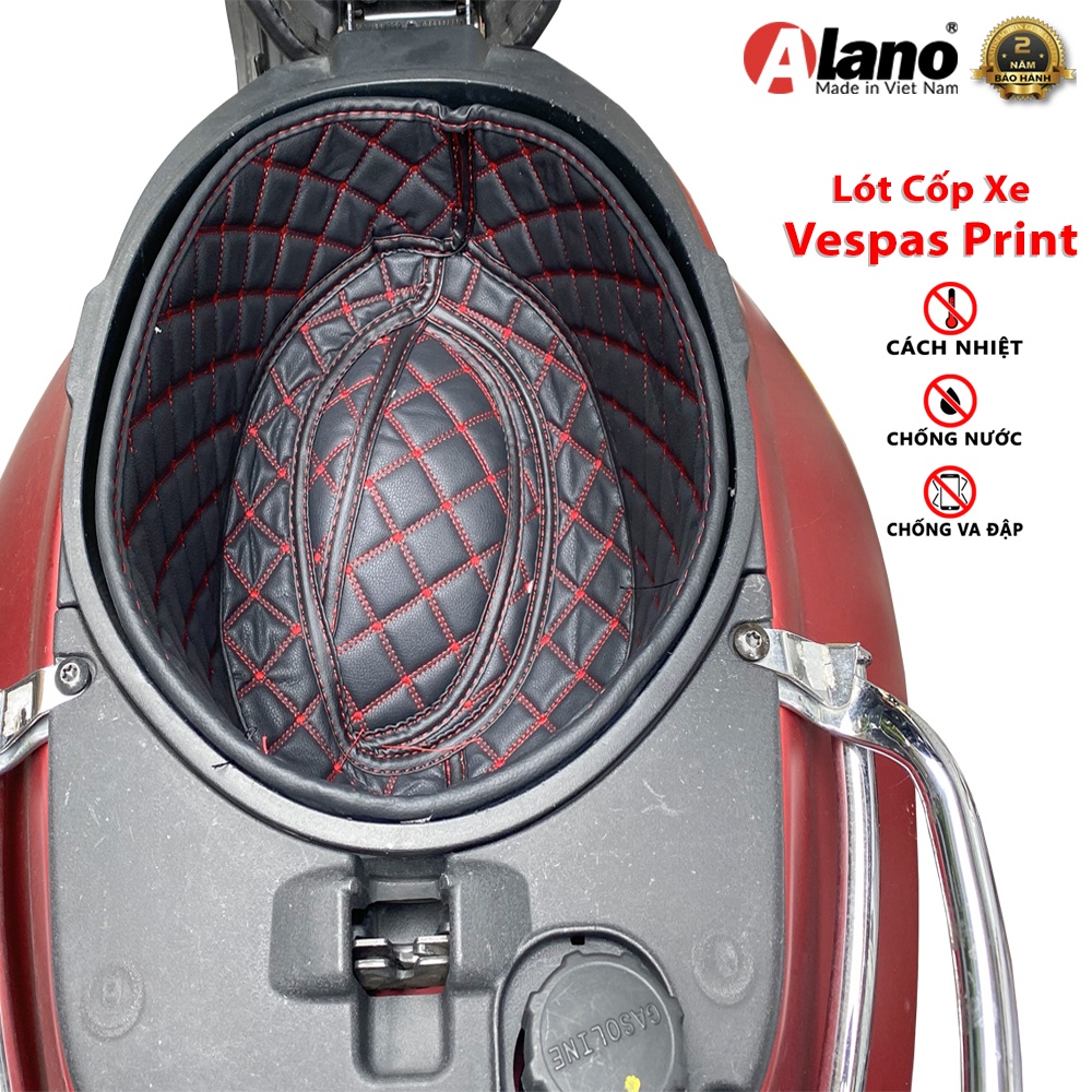 Lót Cốp Xe Máy Cách Nhiệt Chống Va Đập ALANO Dành Cho Mẫu Xe Vespa SPRINT PRIMMAVERA